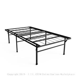 Zinus Casey 18 Inch Premium SmartBase Mattress Foundation / 4 Extra Inches high for Under-bed Storage / Platform Bed Frame / Box Spring Replacement / Strong / Sturdy / Quiet Noise-Free, Twin (online $68)