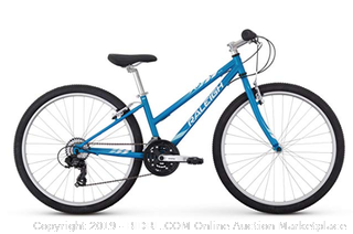 RALEIGH Bikes Eva 26 Girl's Mountain Bike, 26" Wheels, Blue, 26" / One Size (Online $276)