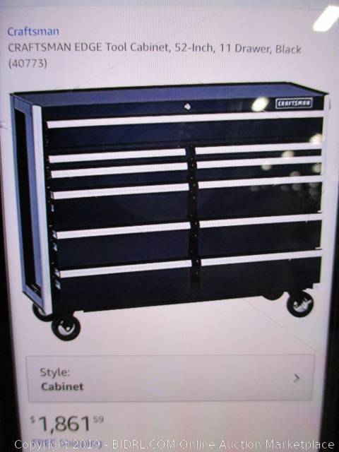 Bidrl Com Online Auction Marketplace Auction Craftsman Toolbox