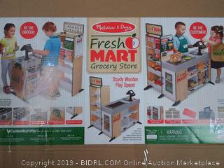 Melissa & Doug Wooden Fresh Mart Grocery Store - (Online $160) The Original (Freestanding Grocery Stand Kids Toy, Great Gift for Girls & Boys - Best for 3, 4, 5, 6, 7 Year Olds and Up)