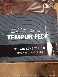 Tempur-Pedic TEMPUR-ProForm Supreme 3-Inch Twin XL Mattress Topper, Medium Firm Luxury Premium Foam, Washable Cover