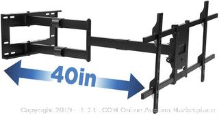 mounted long arm TV mount full-motion wall bracket with 40 inch extension articulating arm pit screen sizes 42-80 (online $179)