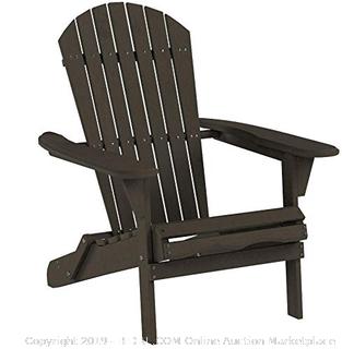 Carabelle Patio Outdoor Lawn & Garden Deck Villaret Adirondack Wood Chair Grey(Factory Sealed) COME PREVIEW!!!!