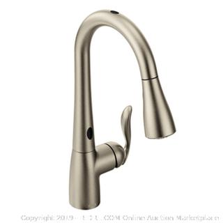 Moen - Arbor Single Handle/Hole Pull-Down Kitchen Faucet with MotionSense (Spot Resist Stainless)