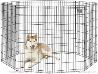 Midwest Black E-coat Exercise Pen With Door-48-inch Tall(Factory Sealed) COME PREVIEW!!!!