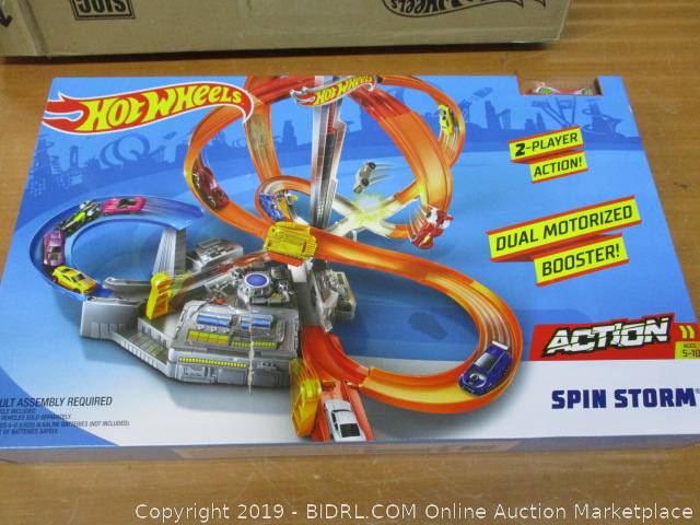 hot wheels spin storm track