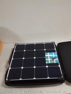 Renogy 100 Watt Eclipse Monocrystalline Charge 20A Voyager Waterproof Controller Solar Suitcase, 100W-Waterproof (online $294)