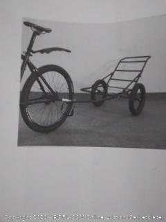QuietKat Two Wheel Game Cart, FatTire Off Road Cargo Trailer for Extra Storage While Hunting, Fishing, Exploring Backcountry (20" x 4" Wheels/Tires) online $349