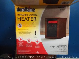 Duraflame 5,200-BTU Infrared Quartz Cabinet Electric Space Heater with Thermostat (powers on) online $132