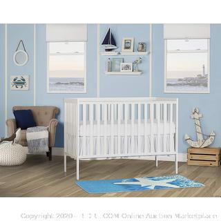 Dream On Me Synergy 5-in-1 Convertible, Crib, White coverts into a toddler bed, a daybed and full size bed(Factory Sealed) COME PREVIEW!!!!! online $145