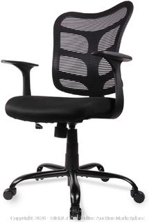 Smugdesk Ergonomic mesh computer chair black(Factory Sealed)COME PREVIEW!!!!! (online $90)