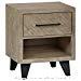 Stone and beam cube-shaped Acacia nightstand with legs 22"W Grey(Factory Sealed)COME PREVIEW!!!!!