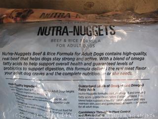 Nutra nuggets clearance beef and rice