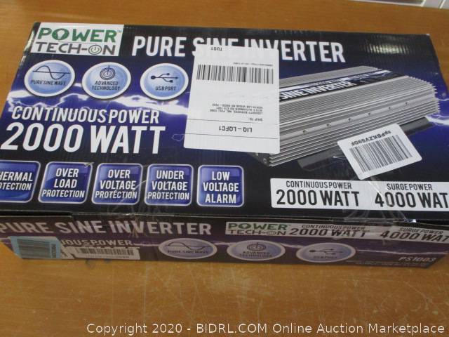 GoWISE Power 2000W/4000W Peak Pure Sine Wave Power Inverter w