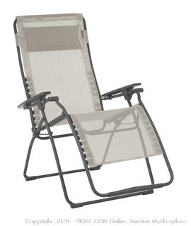 Lafuma LFM3121-8548 Futura XL Zero Gravity Recliner-Basalt Steel Frame, Seigle Grey (factory sealed) online $199