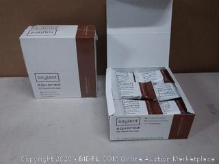2 x Pack Soylent Squared, 100-Calorie Protein Bar, Chocolate Brownie ($25 per box - $50 value)