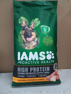 Iams Proactive Health Adult Dry Dog Food, High Protein Recipe with Real Chicken & Turkey