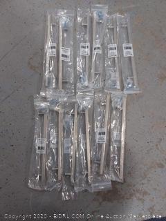 Brainerd Square Bar 7-9/16-in Center to Center Stainless Steel Square Bar Cabinet Door Pull 12 Count (online $10.28 each/$123)