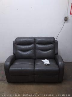 SIGNATURE DESIGN BY ASHLEY - Power Recliner Loveseat with ish ports Slate Color - (Retail $1,000)