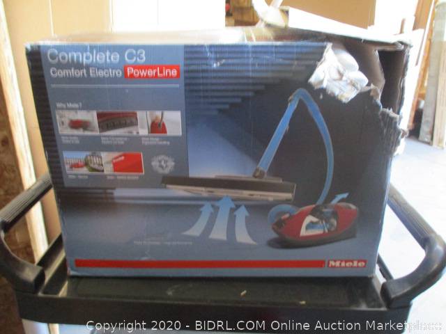 Miele Complete C3 Comfort Electro Powerline Vacuum (Box Damage) Auction BIDRL.COM Online Marketplace
