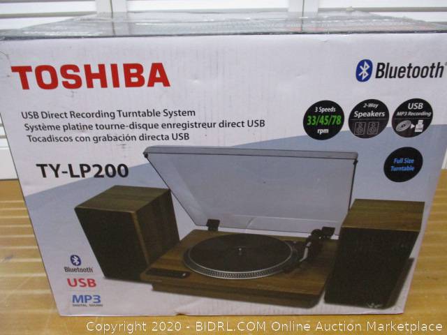 toshiba bluetooth stereo turntable