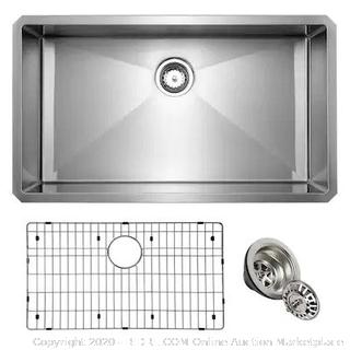 Giagni 33-in x 19-in Stainless Steel Single Bowl Undermount Residential Kitchen Sink (online $309)
