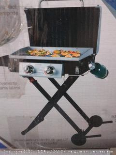 Blue Rhino Razor Black and Silver/Powder Coated 2-Burner Liquid Propane Gas Grill ( Retail $199)