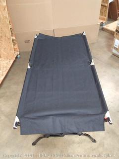 TETON Sports Outfitter XXL Camping Cot with Patented Pivot Arm; Folding Cot Great for Car Camping, 85" x 40" x 19", Black