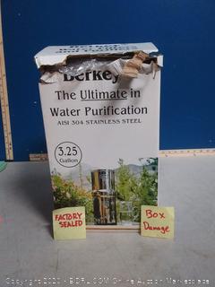 Royal Berkey Gravity-Fed Water Filter with 2 Black Berkey Purification Elements (online $305)