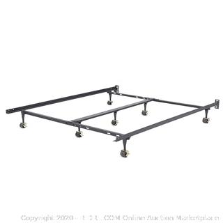 Classic Brands Hercules Universal Heavy-Duty Metal Bed Frame Adjustable Width Fits Twin, Twin XL, Full, Queen, King, California King (online $49)