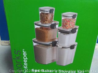 Progressive ProKeeper 6 pc Bakers Storage Set(Factory Sealed)COME PREVIEW!!!!! (online $44)