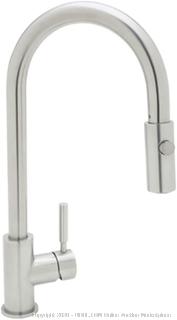 Roil modern architectural side leveler stainless steel pull down kitchen faucet(Retails $726)