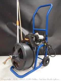 Cobra Pro 3/8-in dia x 75-ft L Music Wire Machine Auger (online $450) does not turn on. Possible electrical issue. please preview