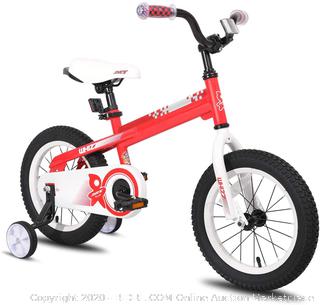 JOYSTAR 16 Inch Kids Bike with Training Wheels for 4 5 6 Years Old Boys, Toddler Cycle for Early Rider, Child Pedal Bike, Red (online $132)