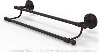 Allied Brass QN-72/30 Que New Collection 30 Inch Double Towel Bar, Venetian Bronze (online $200)