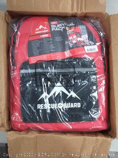 Rescue Guard First Aid Kit Hurricane Disaster or Earthquake Emergency Survival Bug Out Bag Supplies for Families - 72 Hours of Disaster Preparedness Supplies (online $169)