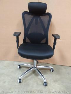 Sihoo Ergonomics Office Chair Computer Chair Desk Chair, Adjustable Headrests Chair Backrest and Armrest's Mesh Chair (Black)(Chair G)