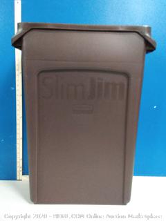 Rubbermaid Commercial Products 1956187 Slim Jim Trash/Garbage Can with Venting Channels, 23 Gallon (online $32)