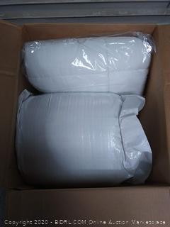 Sleep Innovations Gel Memory Foam 4-inch Dual Layer Mattress Topper King, Made in the USA (online $120)