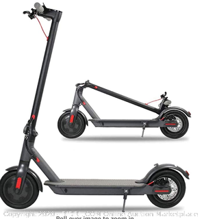 Jakko 6.5 inch electric scooter foldable 250 watt electric scooter Adult super light LED light (Online $335) - NEW SEALED BOX