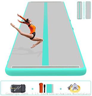 Sinolodo Gym Mats Tumbling Track - for Cheerleading, Gymnastics Training, Beach, on Water, Home use Length(Retails ?)