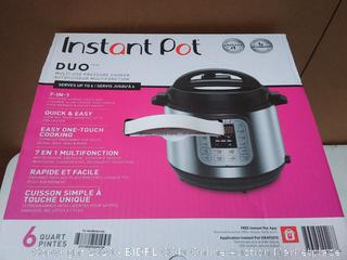Instant Pot Duo 7-in-1 Electric Pressure Cooker, Slow Cooker, Rice Cooker, Steamer, Saute, Yogurt Maker, and Warmer, 6 Quart, 14 One-Touch Programs