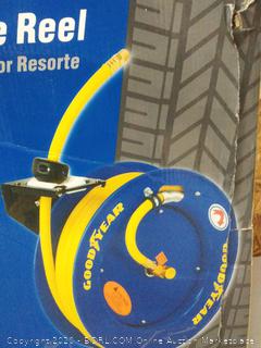 Goodyear Steel Retractable Air Compressor/Water Hose Reel with 3/8 in. (Retail $239) (L815153G)
