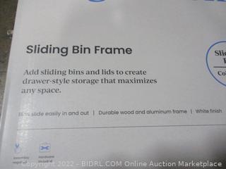 BRIGHTROOM SLIDING BIN FRAME WHITE $100.00 @ TARGET - Dallas Online Auction  Company