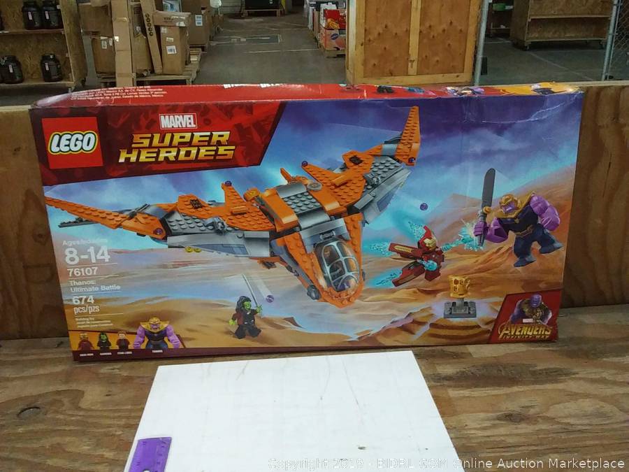 lego 76107 marvel avengers thanos ultimate battle playset