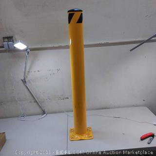 Vestil BOL-RF-42-4.5 Surface Mounted Removable Steel Pipe Safety Bollard, 4-1/2" OD, 42" Height