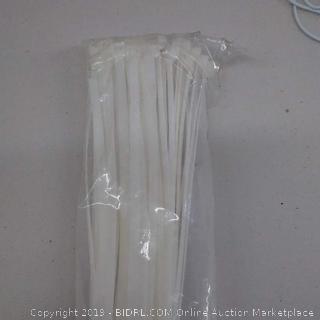 South Main Hardware 848234 24-in, 50-Pack, 175-lb, Natural, Standard Nylon Cable Tie Piece