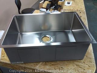 Ruvati 28-inch Undermount 16 Gauge Tight Radius Stainless Steel Kitchen Sink Single Bowl - RVH7250 (Online $219.00)