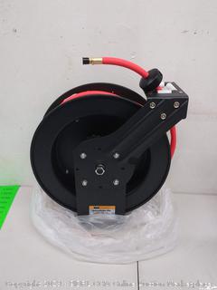MaxWorks 80720 Auto Rewind Retractable Reel with 3/8" x 50' Air Hose with Brass Fittings (Online $69.99)