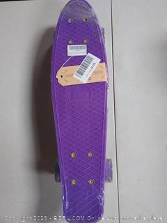 Merkapa 22" Complete Skateboard with Colorful LED Light Up Wheels for Beginners (Online $35.99)